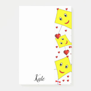 Post-it Notes Gelbe Drachen Klebezettel