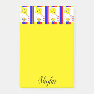 Post-it Notes Gelber Drachen Klebezettel