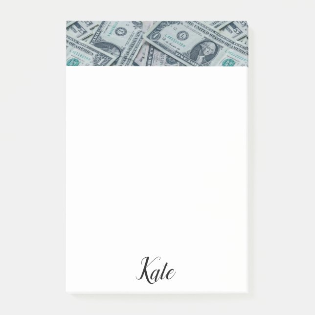 Post-it Notes Geld Klebezettel (Vorderseite)