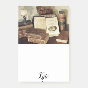 Post-it Notes Geschichtsbücher Klebezettel
