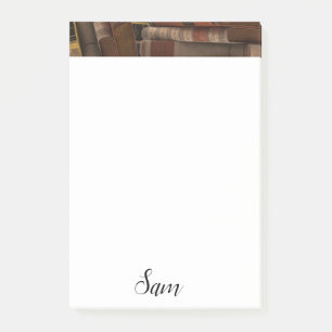 Post-it Notes Geschichtsbücher Klebezettel