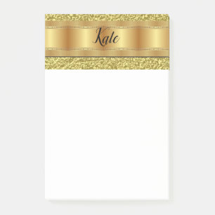 Post-it Notes Gold Klebezettel