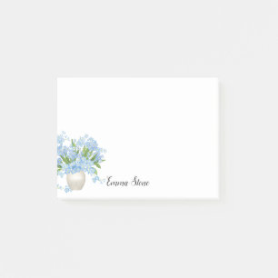 Post-it-Notes-Individuelle Name mit Blume Post-it Klebezettel