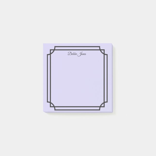 Post-it-Notes-Individuelle Name Post-it Klebezettel (Vorderseite)