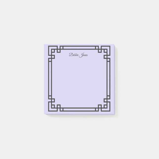 Post-it-Notes-Individuelle Name Post-it Klebezettel (Vorderseite)