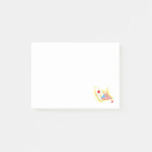 Post-it Notes ~ Japan-USA Freundschaft Klebezettel