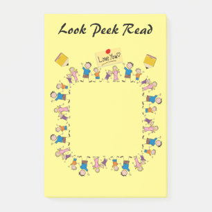 Post-it Notes Kids Notes Blick hinein Lesen Klebezettel