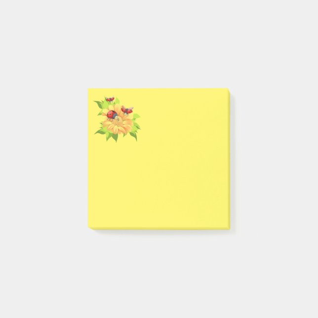 Post-it-Notes-Ladybugs Post-it Klebezettel (Vorderseite)