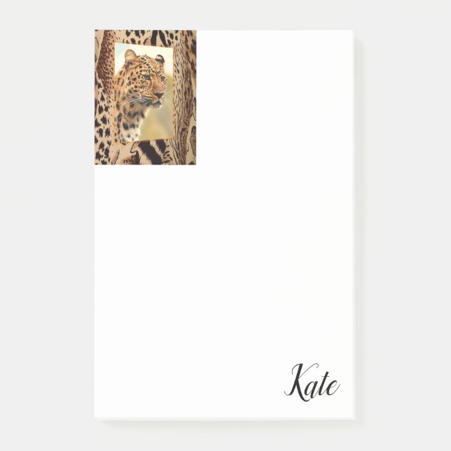 Post-it Notes Leopard Klebezettel (Vorderseite)