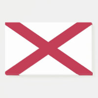 Post-it Notes mit Flagge von Alabama, USA