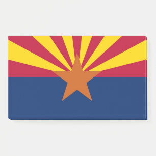 Post-it Notes mit Flagge von Arizona, USA Post-it Klebezettel
