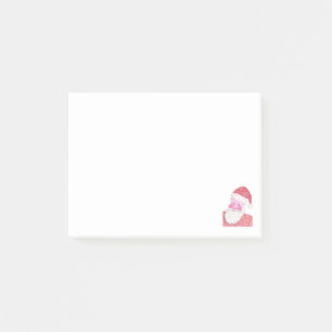 Post it notes of Pointillism Santa Claus Post-it Klebezettel