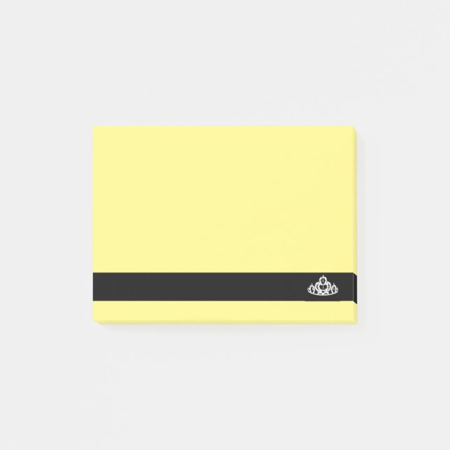 Post-it-Notes-Pageant Tiara Post-it Klebezettel (Vorderseite)