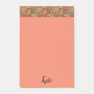 Post-it Notes Paisley Klebezettel