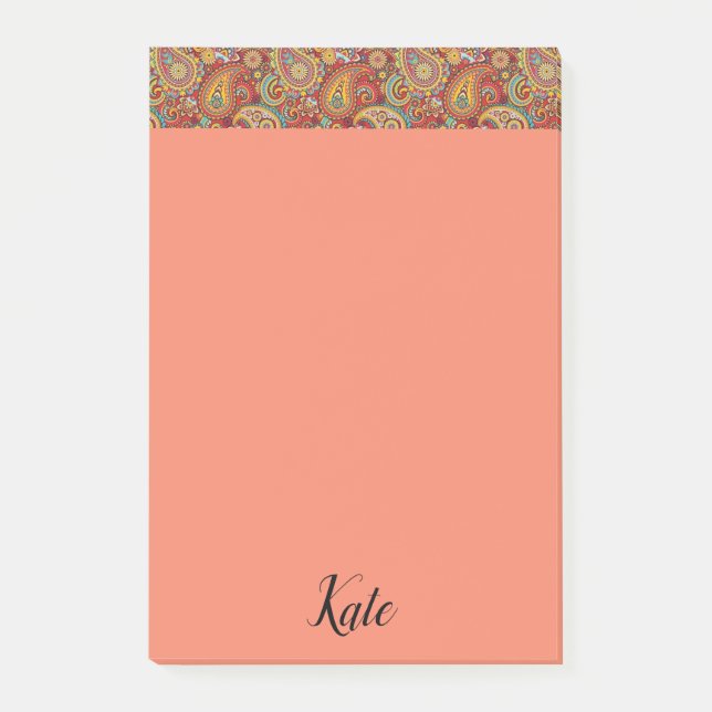 Post-it Notes Paisley Klebezettel (Vorderseite)