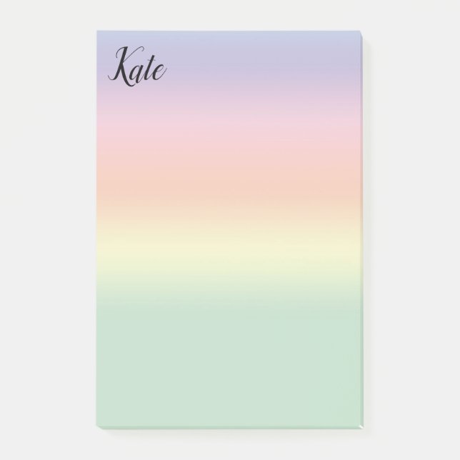 Post-it Notes Pastellfarben Klebezettel (Vorderseite)