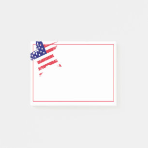Post-it-Notes-Patriotic Star Post-it Klebezettel
