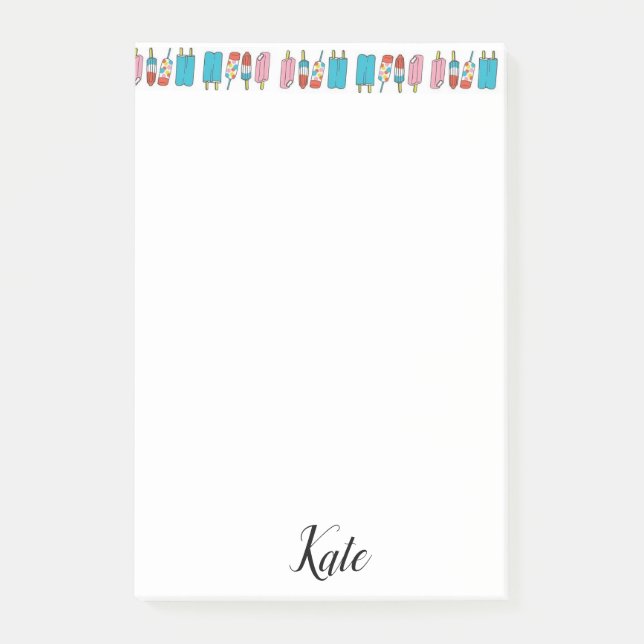 Post-it Notes Popsicles Klebezettel (Vorderseite)