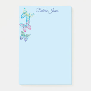 Post-it-Notes-Schmetterlinge Post-it Klebezettel