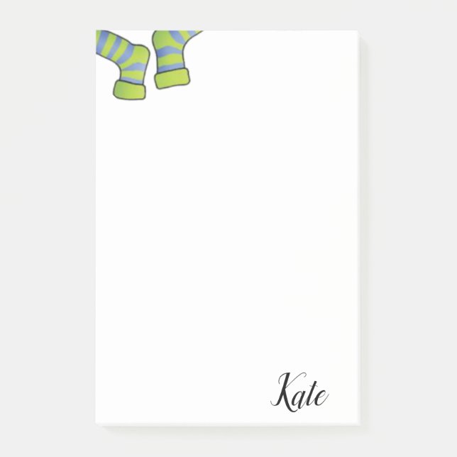 Post-it Notes Socken Klebezettel (Vorderseite)