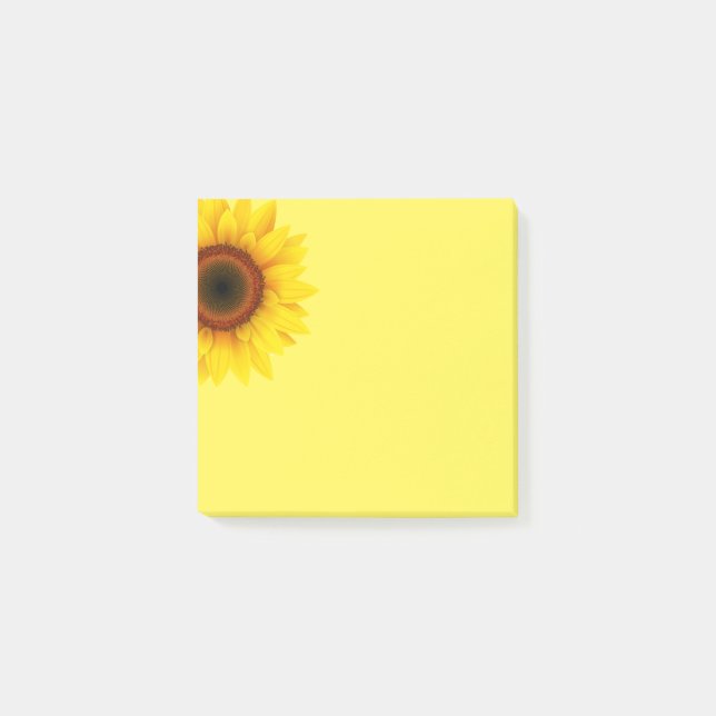 Post-it-Notes-Sonnenblume Post-it Klebezettel (Vorderseite)