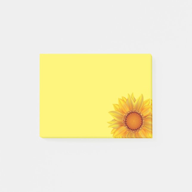 Post-it-Notes-Sonnenblume Post-it Klebezettel (Vorderseite)