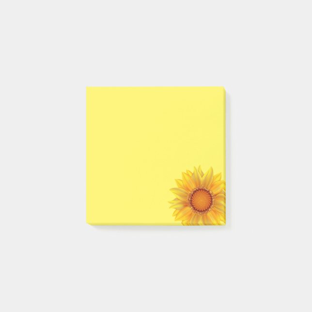 Post-it-Notes-Sonnenblume Post-it Klebezettel (Vorderseite)