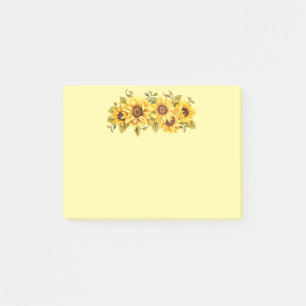 Post-it-Notes-Sonnenblumen Post-it Klebezettel