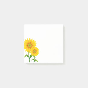 Post-it-Notes-Sonnenblumen Post-it Klebezettel
