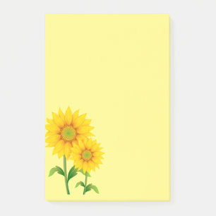 Post-it-Notes-Sonnenblumen Post-it Klebezettel