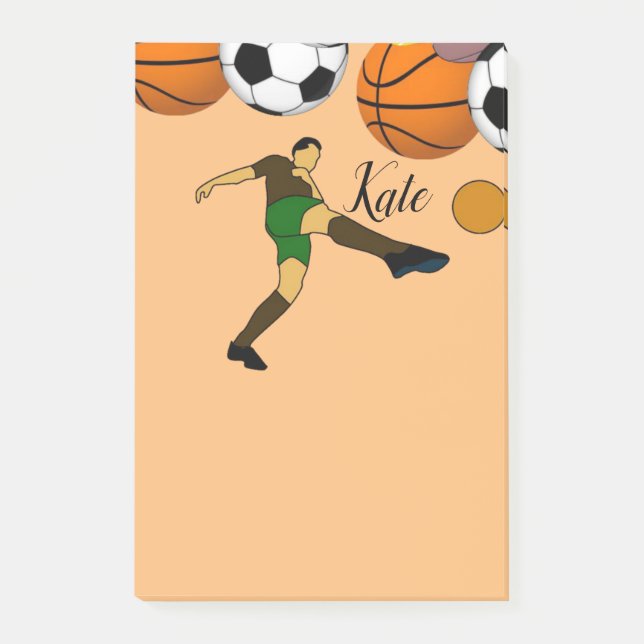 Post-it Notes Sport Klebezettel (Vorderseite)