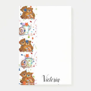 Post-it Notes Teddybär Klebezettel