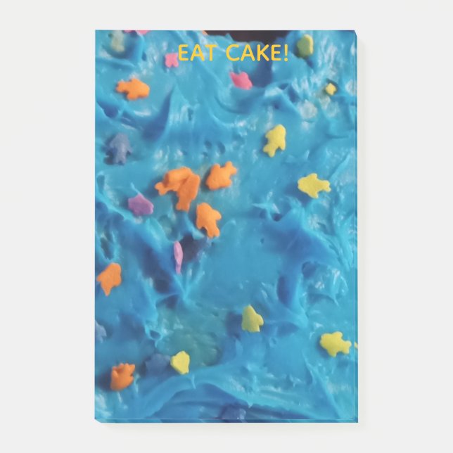 Post-it Notiz Iss Kuchen (Vorderseite)