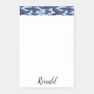 Post-it Notizen Blaue Armee