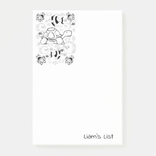 Post-it Notizen Malen Schildkröten Fische