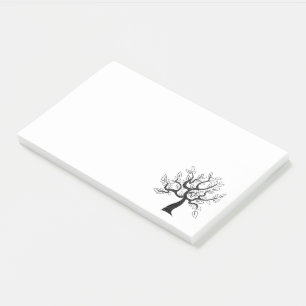 Post-it® Notizen mit Baum des Lebens