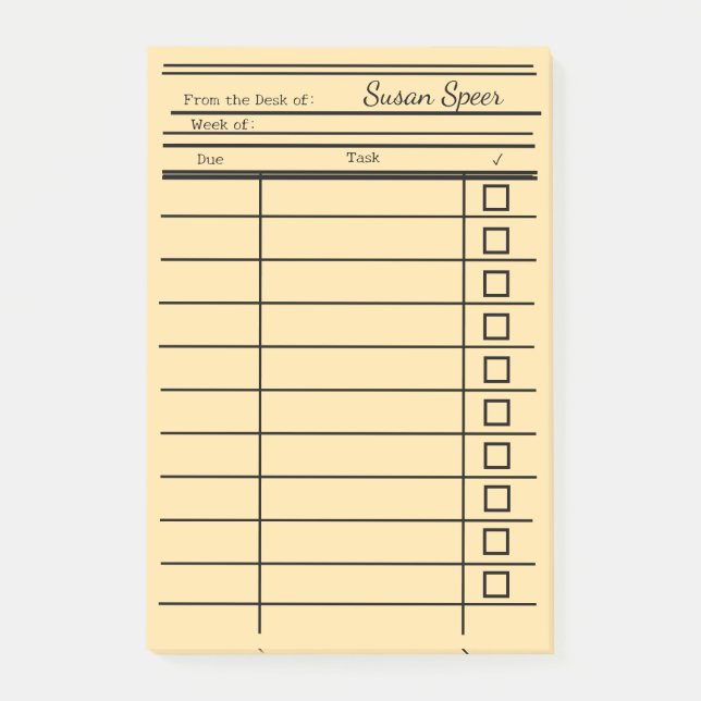 Post-it-Notizen Post-it Klebezettel (Vorderseite)