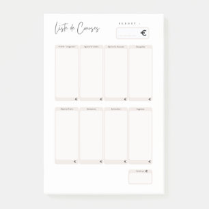 Post-it® Post-It Einkaufsliste Post-it Klebezettel