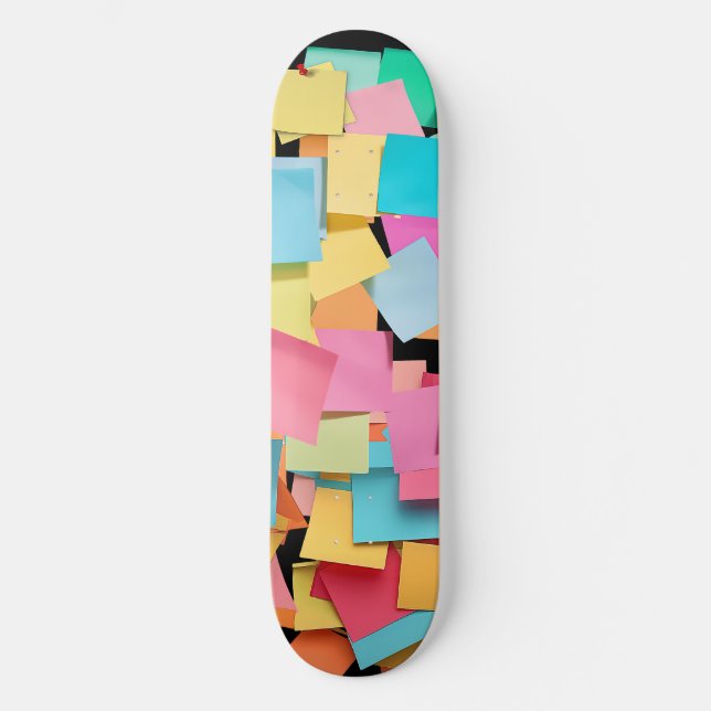 Post It, Post Me Skateboard (Vorderseite)