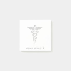 Post-Itanmerkung Arzt-Doktor-Medical Symbol Post-it Klebezettel