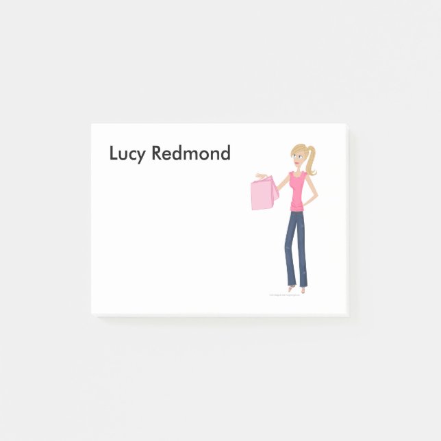 Post-Itanmerkungen - 4 x 3 Post-it Klebezettel (Vorderseite)