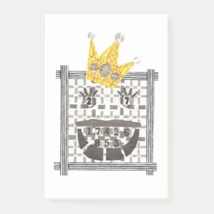 Post-Itanmerkungen König-Sudoku Post-it Klebezettel