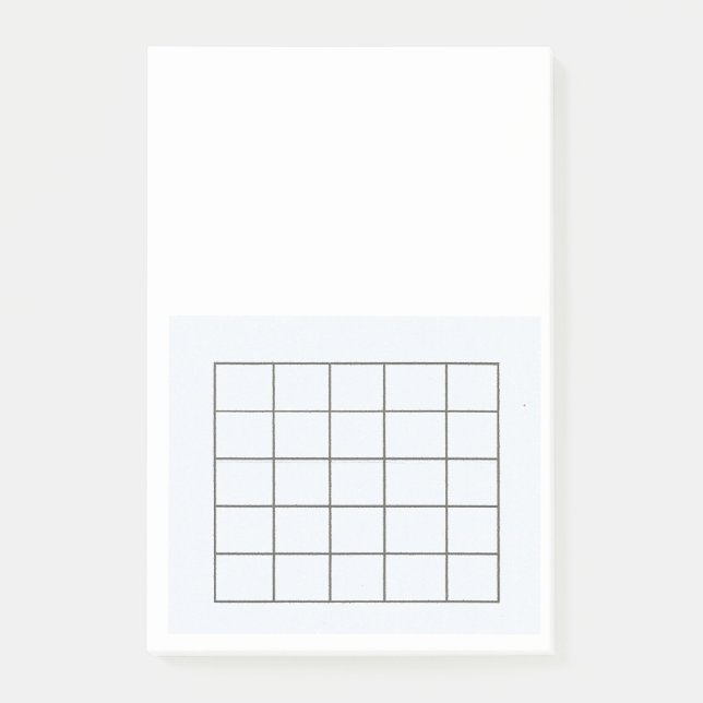 Post-Itanmerkungs-Gitarren-Diagramm Post-it Klebezettel (Vorderseite)