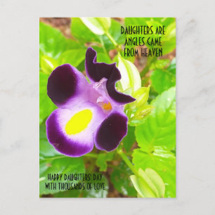 POST-KARTE FÜR DEN TOCHTERTAG POSTKARTE