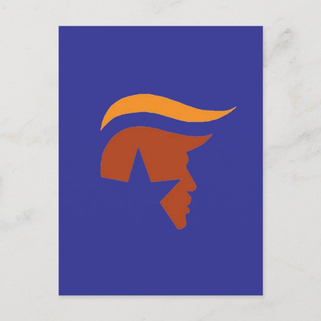 POST-KARTE - PATRIOTISCHES PROFIL POSTKARTE (Vorderseite)