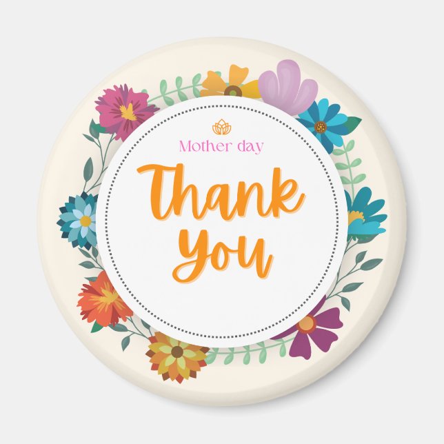 Post Karten geft Spaß für den Muttertag Magnet (Vorne)