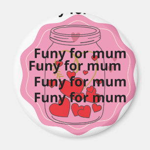 Post Karten geft Spaß für Mama Magnet