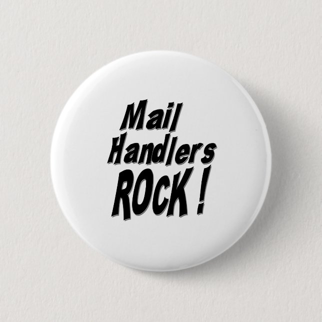 Post-Lenker-Felsen! Knopf Button (Vorderseite)