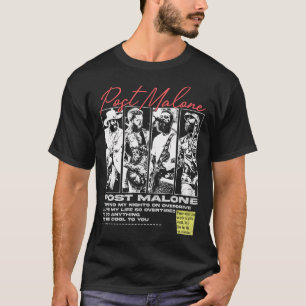 Post M-a-l-o-n-e Vintage Design Klassisches T-Shir T-Shirt