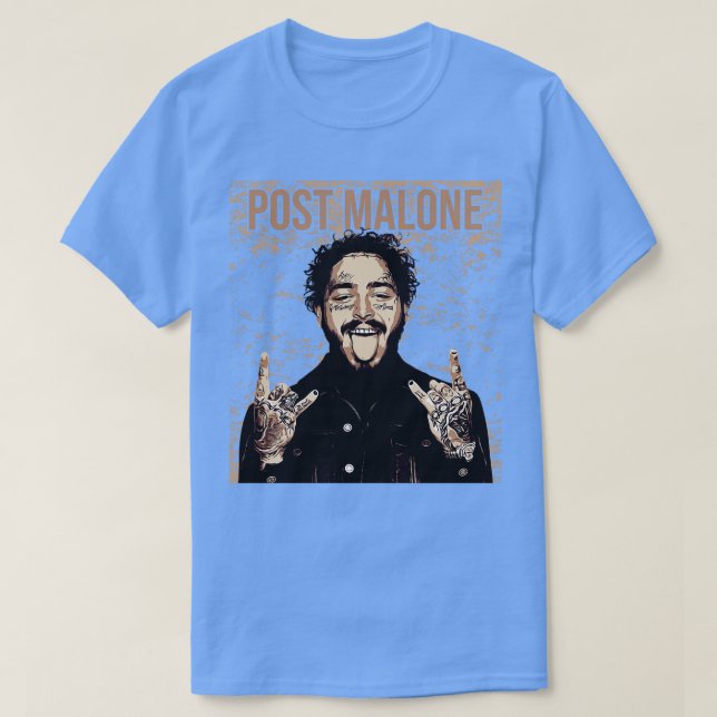 Post Malone Rapper T-Shirt (Design vorne)